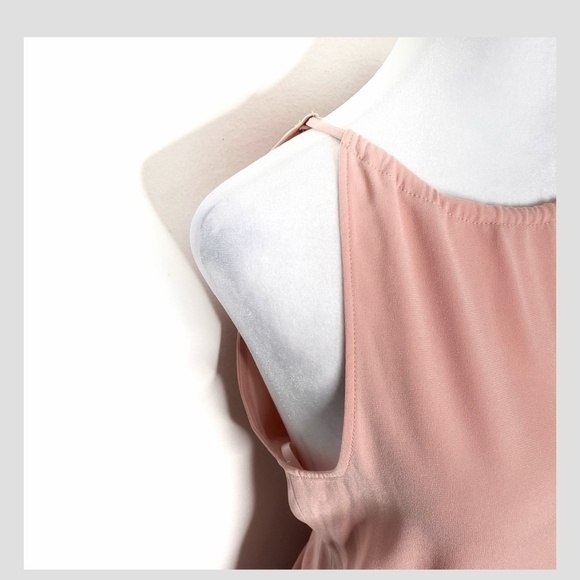 Babaton Aritzia Salvador Shorts Romper One Piece Sleeveless Halter Top Pink Sz 2 - Picture 6 of 8